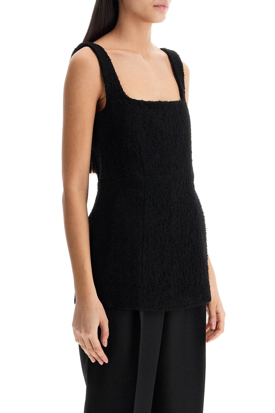 Toteme black boucle top