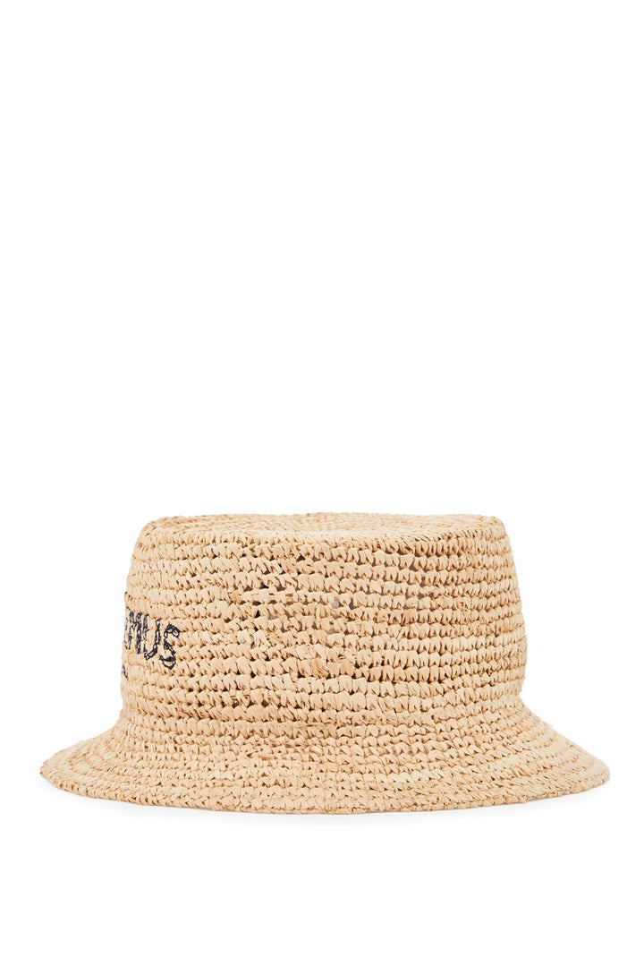 Jacquemus peach bucket hat for a stylish