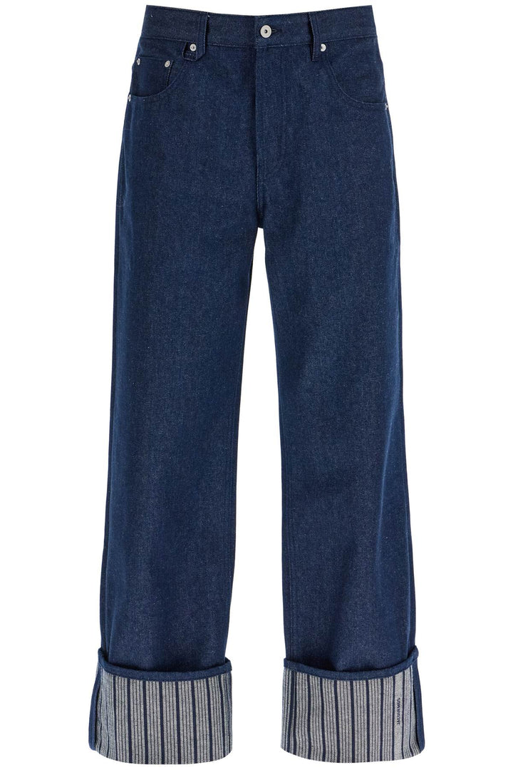 Jacquemus baggy with maxi cuff  baggy jeans