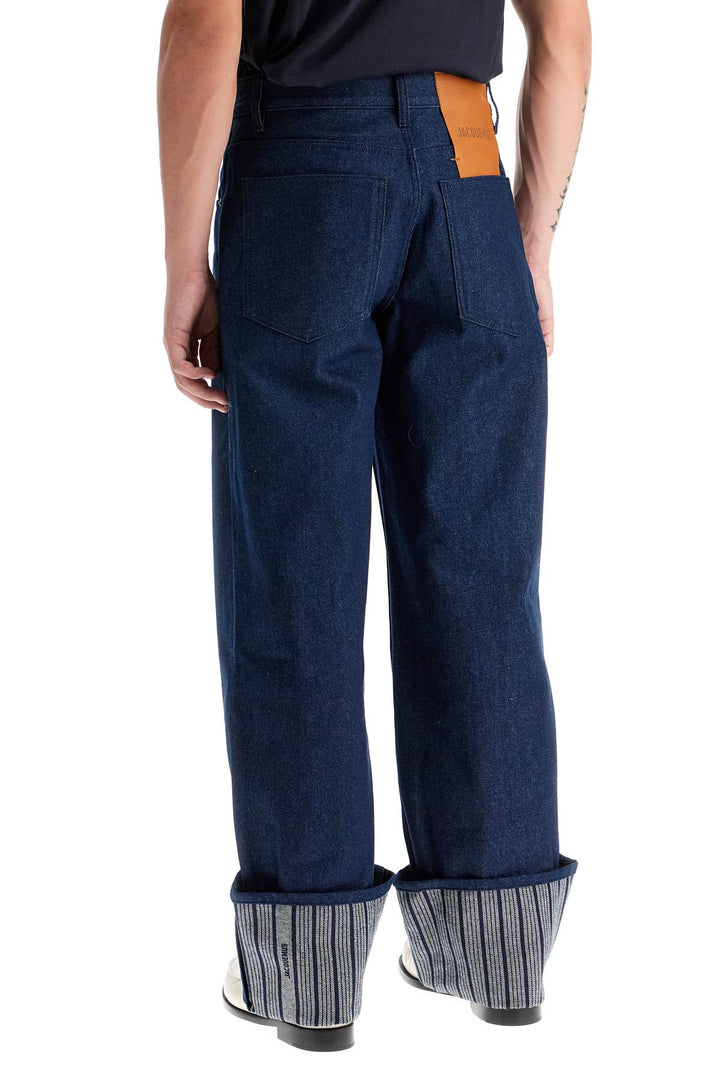 Jacquemus baggy with maxi cuff  baggy jeans