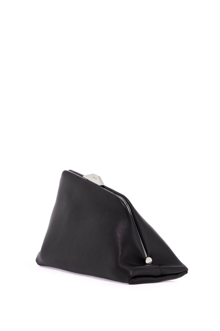 The Attico Day Off Leather Clutch