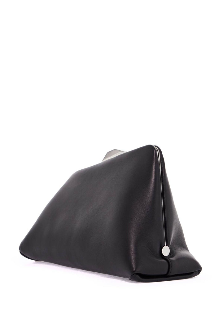 The Attico Day Off Leather Clutch