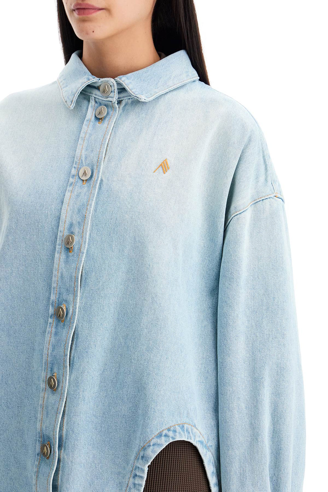 The Attico denim overshirt