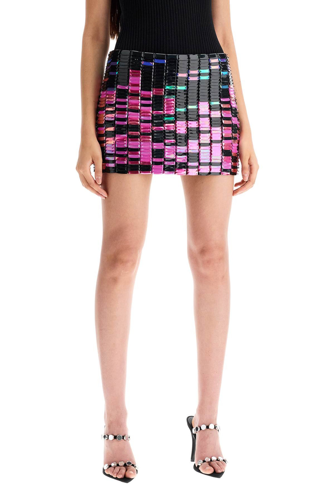 The Attico rue mini skirt with