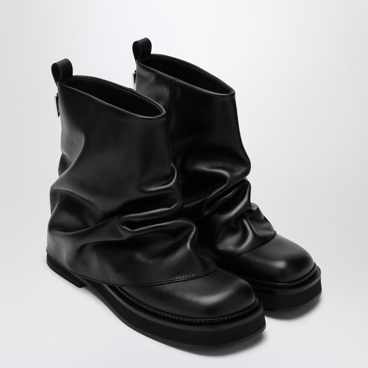The Attico Combat Mini Robin leather boots