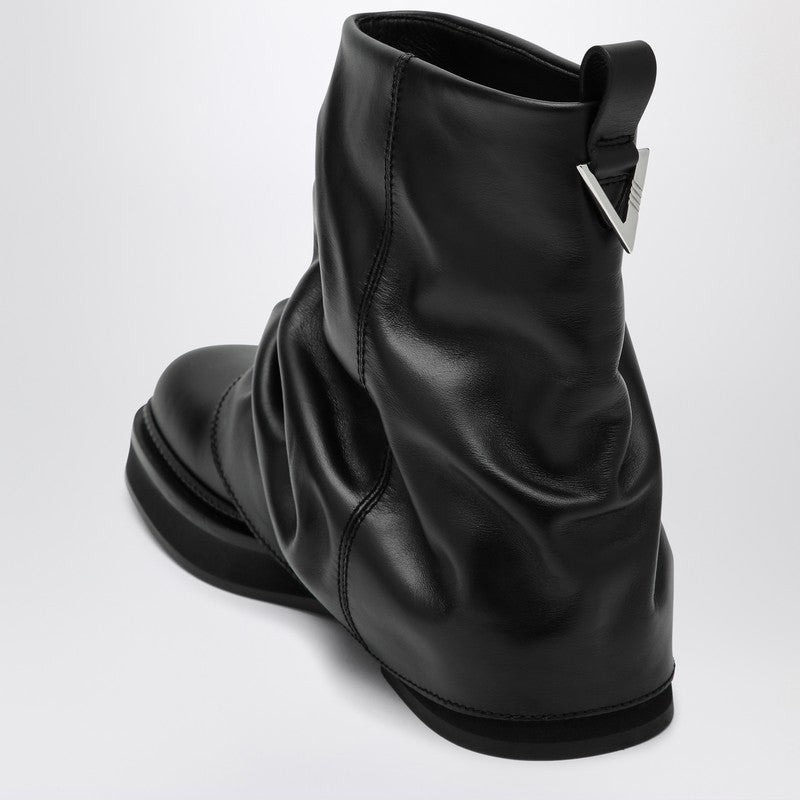 The Attico Combat Mini Robin leather boots
