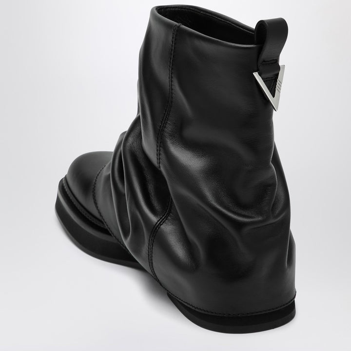 The Attico Combat Mini Robin leather boots