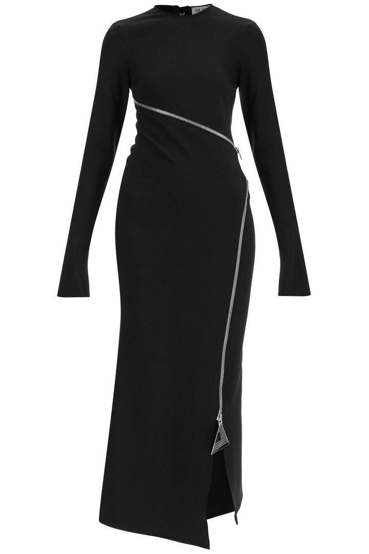 The Attico twisted zip midi dress