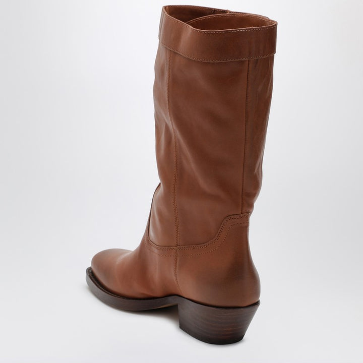 ISABEL MARANT Ademe leather biker boots
