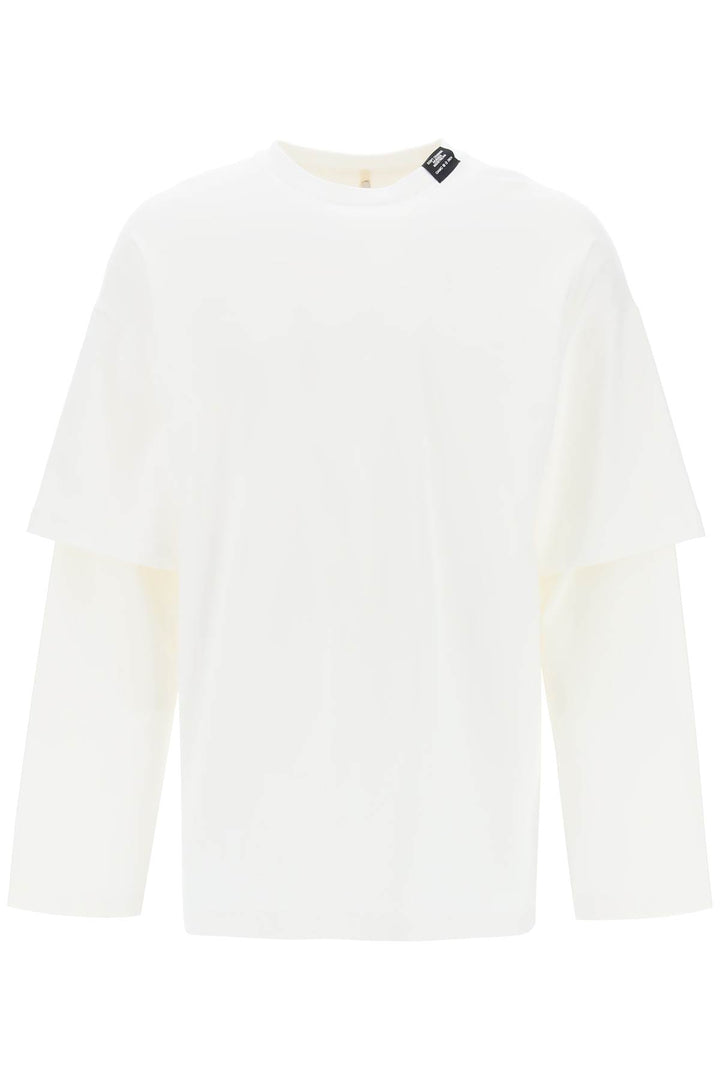 Oamc long-sleeved layered t-shirt