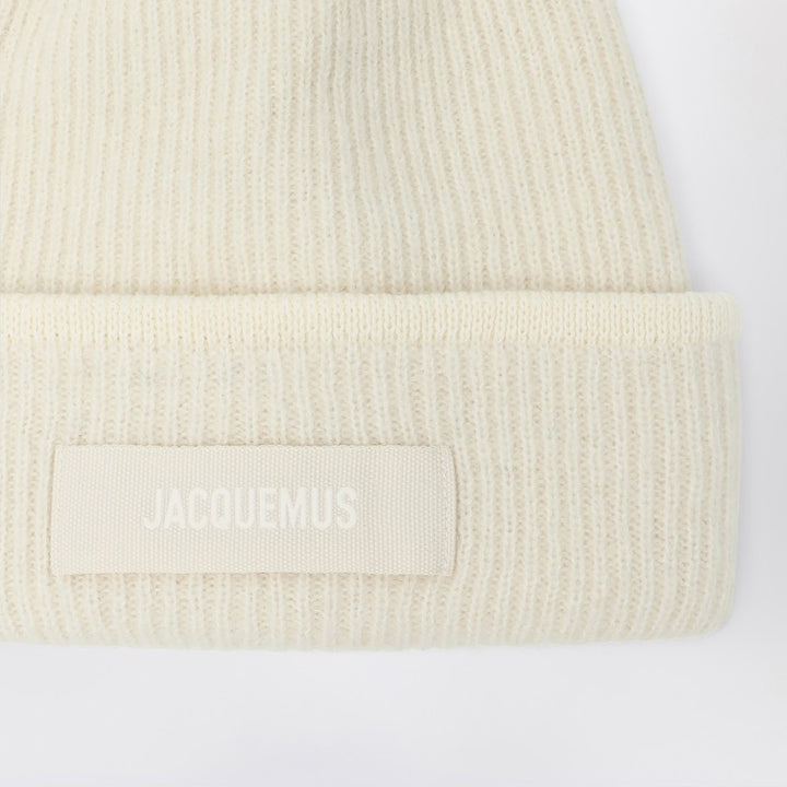 JACQUEMUS Ribbed wool hat
