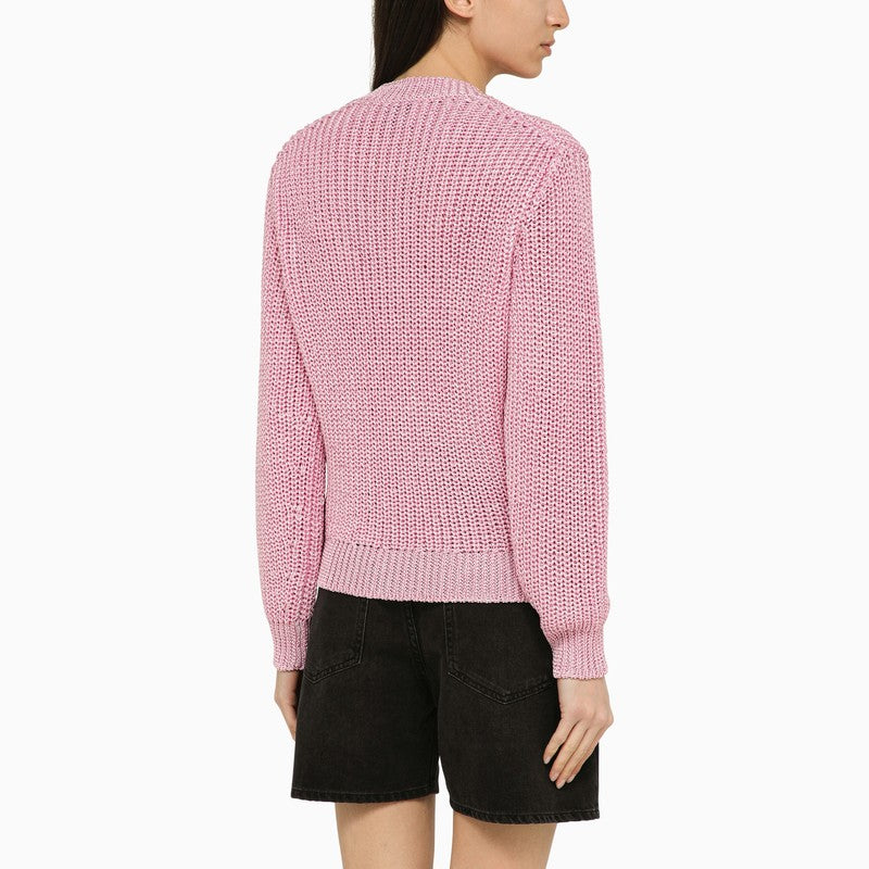 ISABEL MARANT pink crew-neck jumper