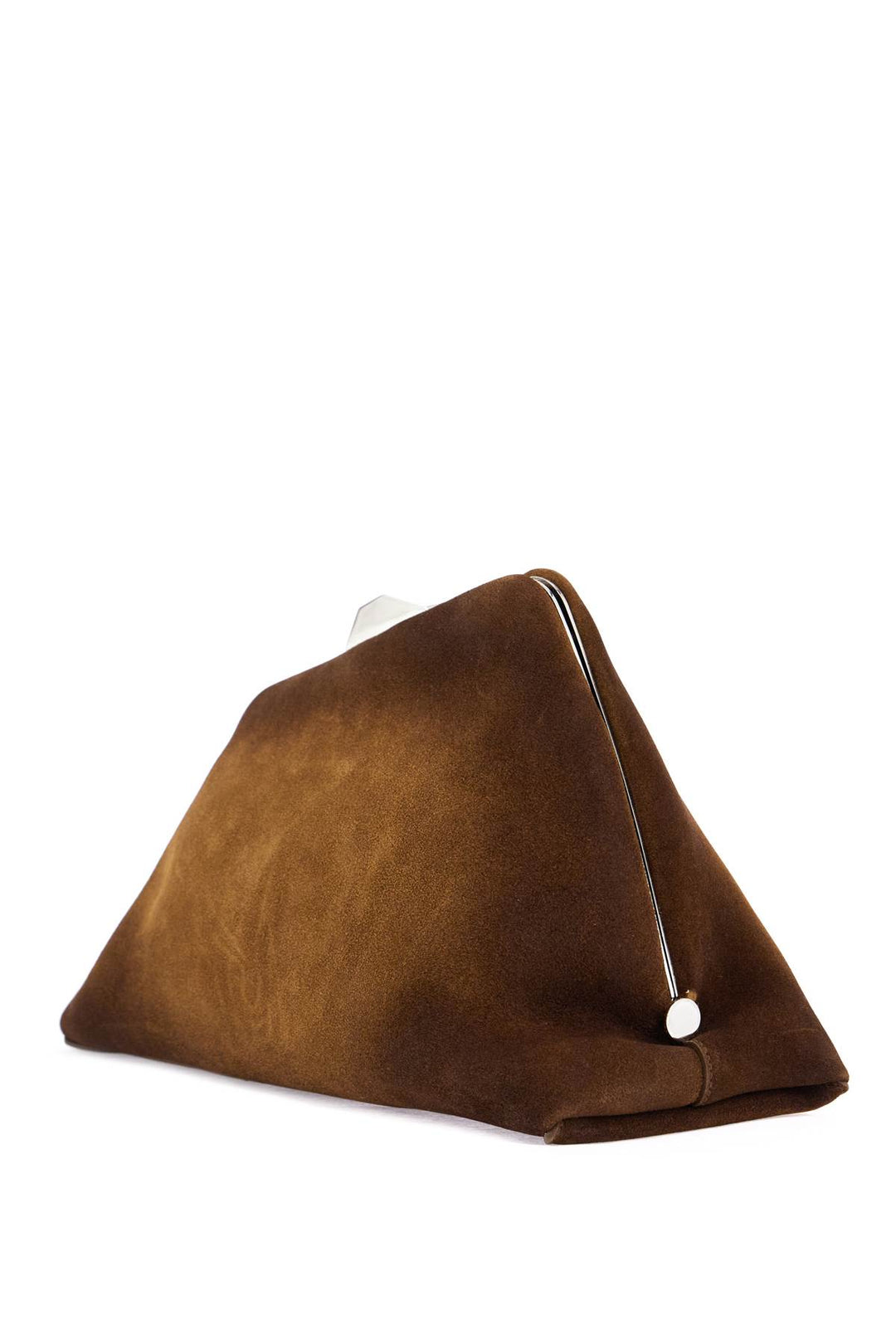 The Attico gradient suede day off clutch