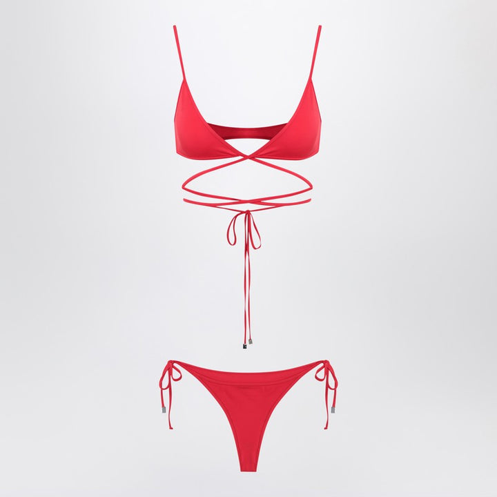 The Attico Two-piece triangle bikini