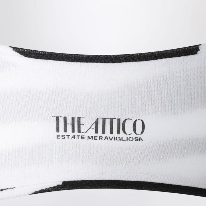 The Attico Two-piece zebra bikini