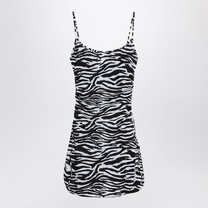 The Attico Zebra beach cover-up