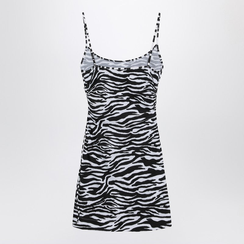The Attico Zebra beach cover-up