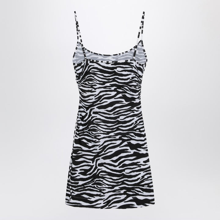 The Attico Zebra beach cover-up