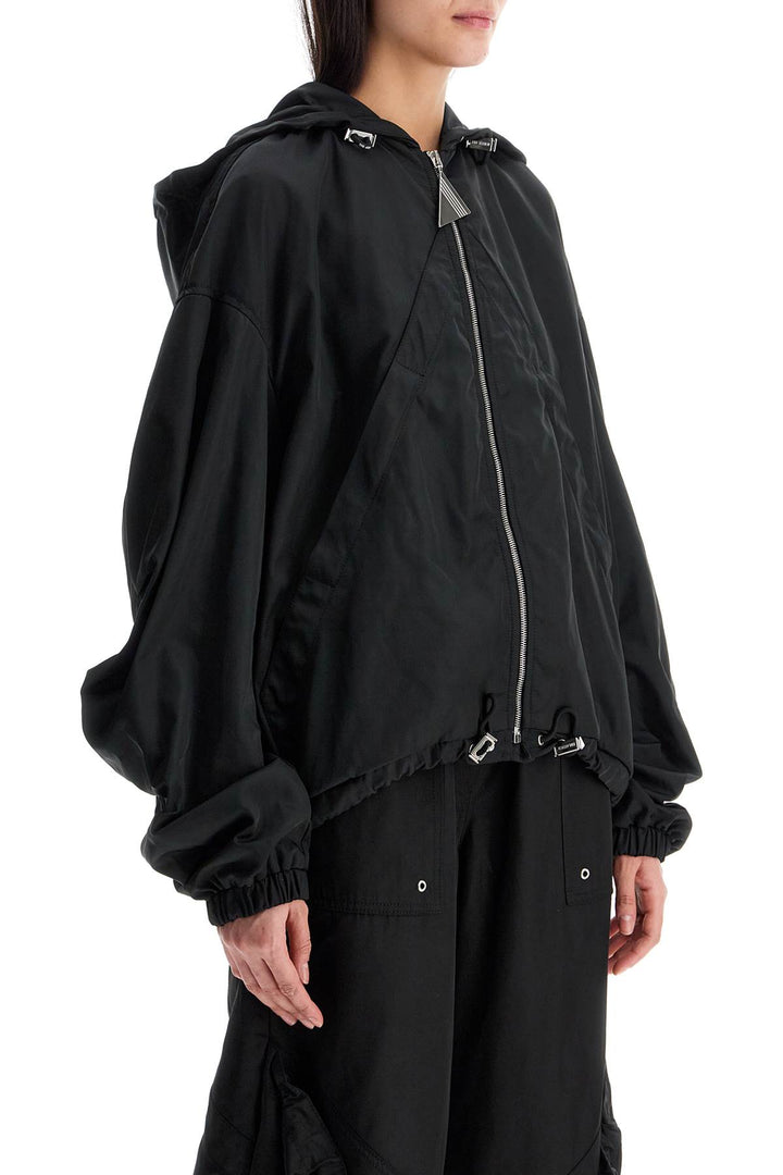 The Attico oversized hooded bomber jacket