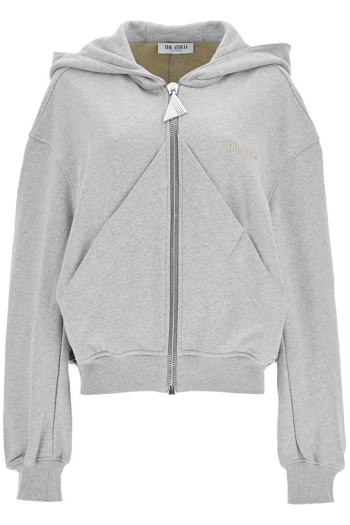 The Attico loose hoodie with zip