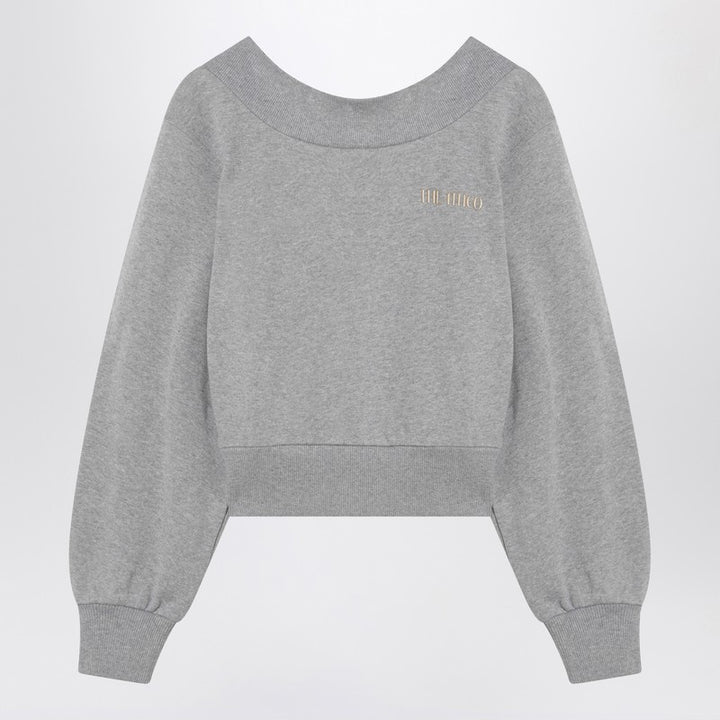 The Attico cut-out sweatshirt