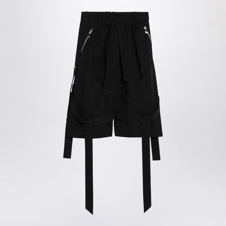 The Attico Wide cotton Bermuda shorts