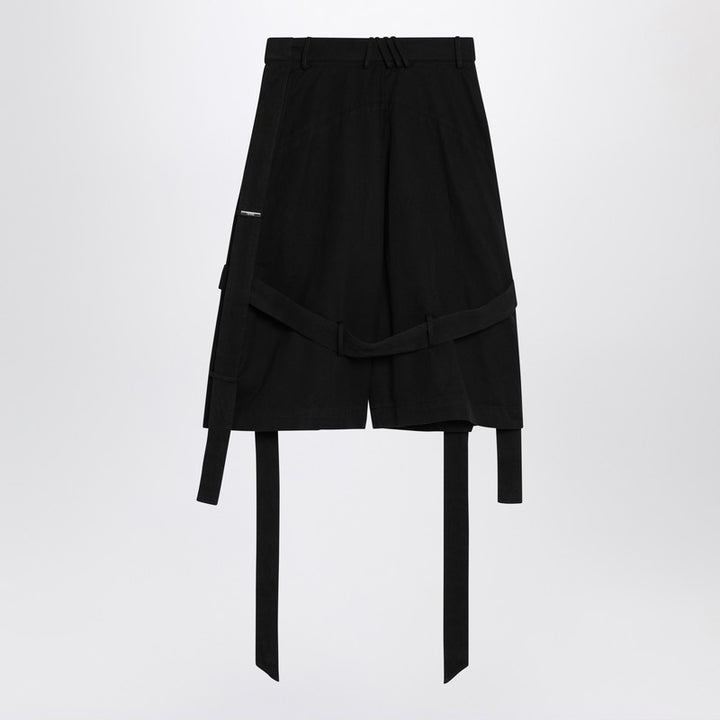 The Attico Wide cotton Bermuda shorts