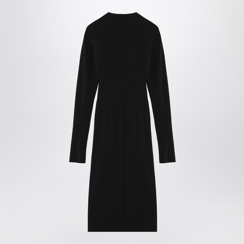 The Attico Black midi dress er