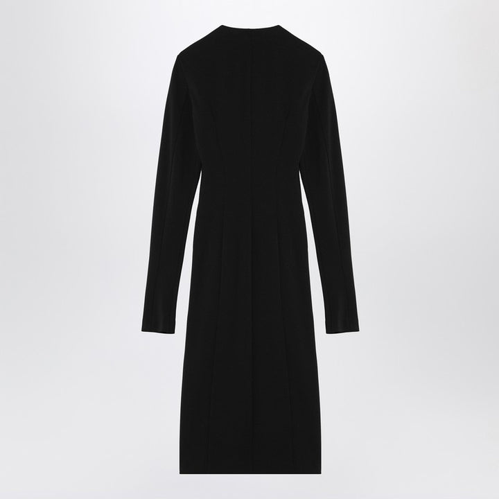 The Attico Black midi dress er