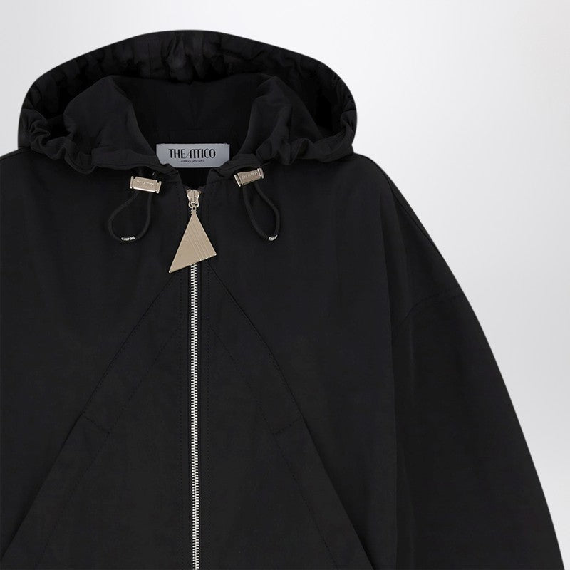 The Attico hooded bomber jacket