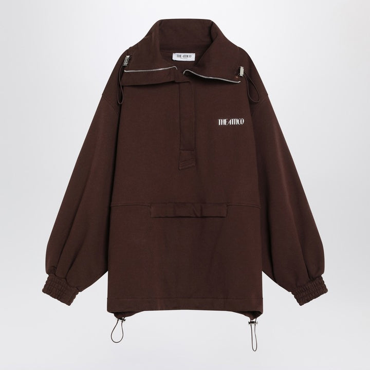 The Attico cotton sweatshirt with logo