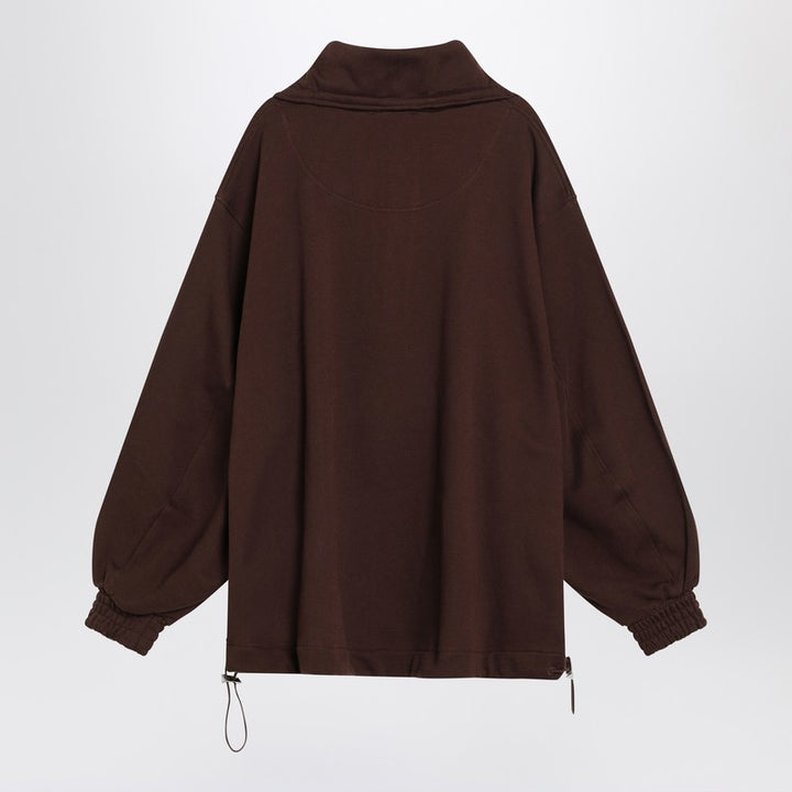 The Attico cotton sweatshirt with logo