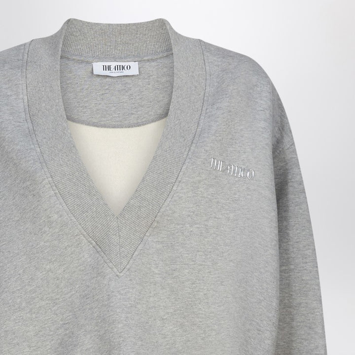 The Attico cotton sweatshirt with logo