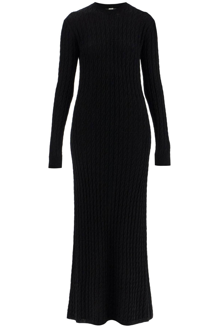 Toteme maxi cable knit dress