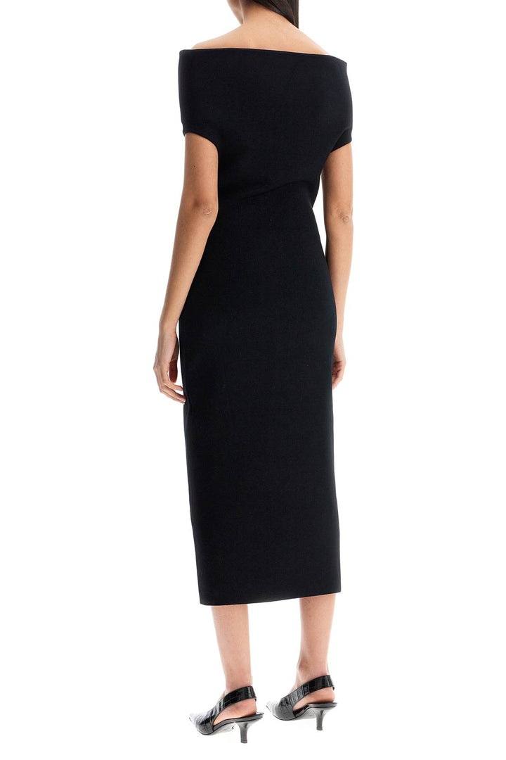 Toteme elegant long viscose knit dress