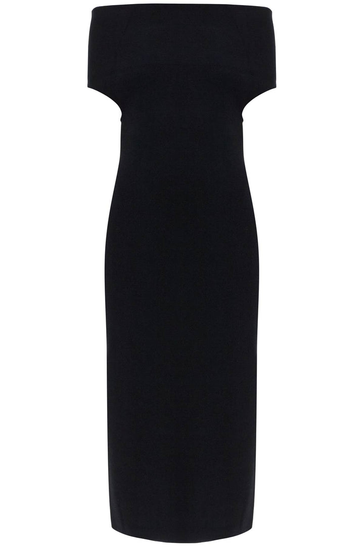 Toteme elegant long viscose knit dress