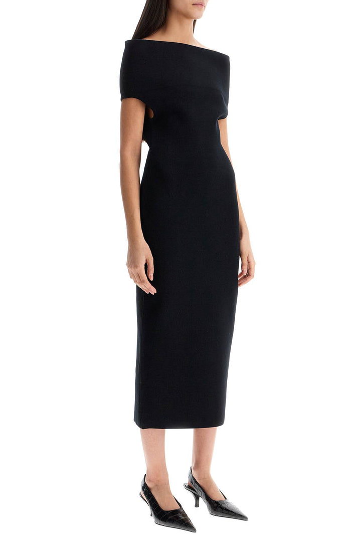 Toteme elegant long viscose knit dress