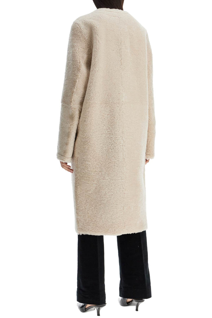 Toteme beige shearling coat