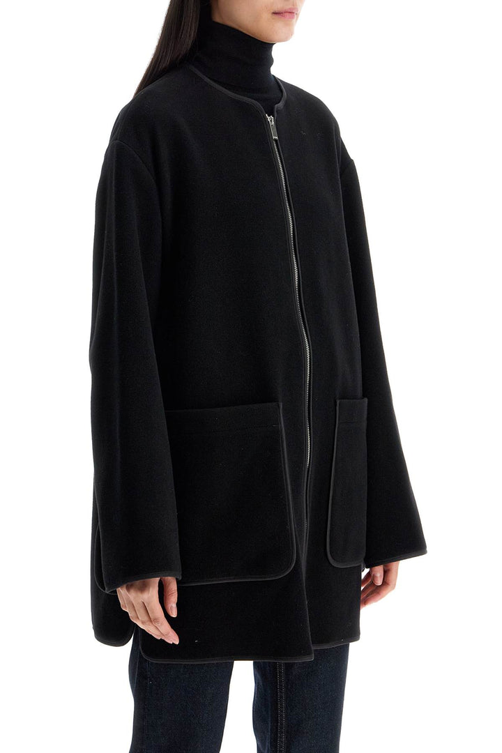 Toteme wool high collar jacket