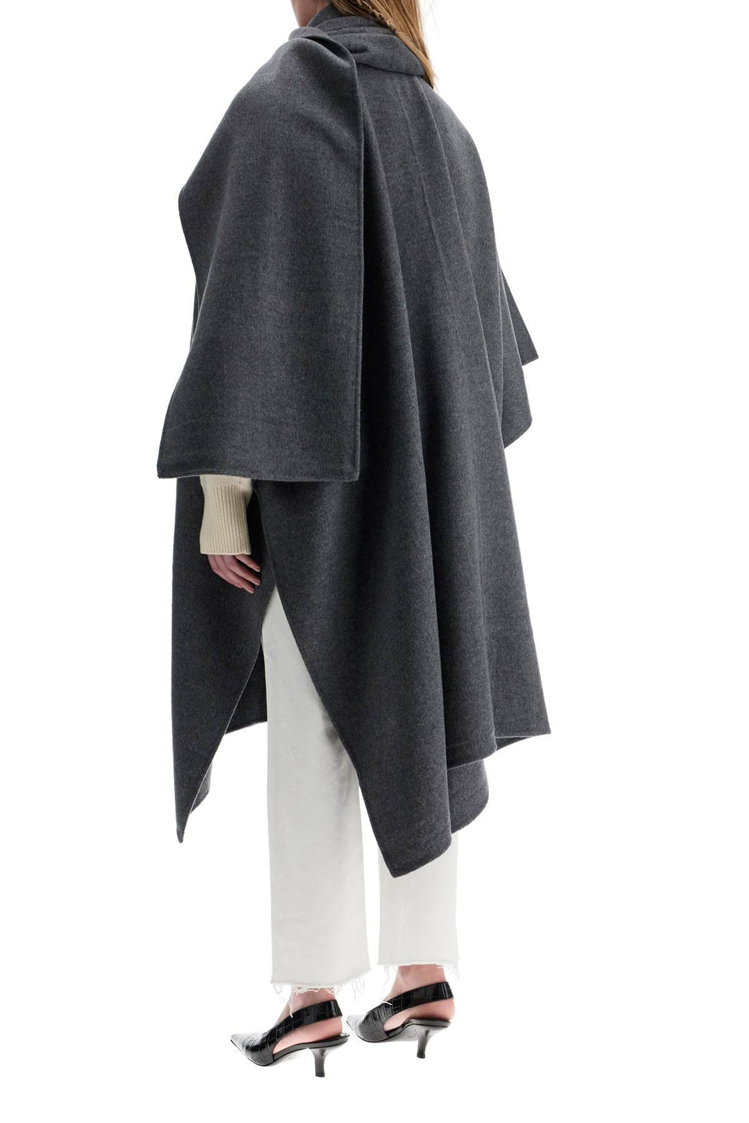 Toteme doublé scarf wool coat