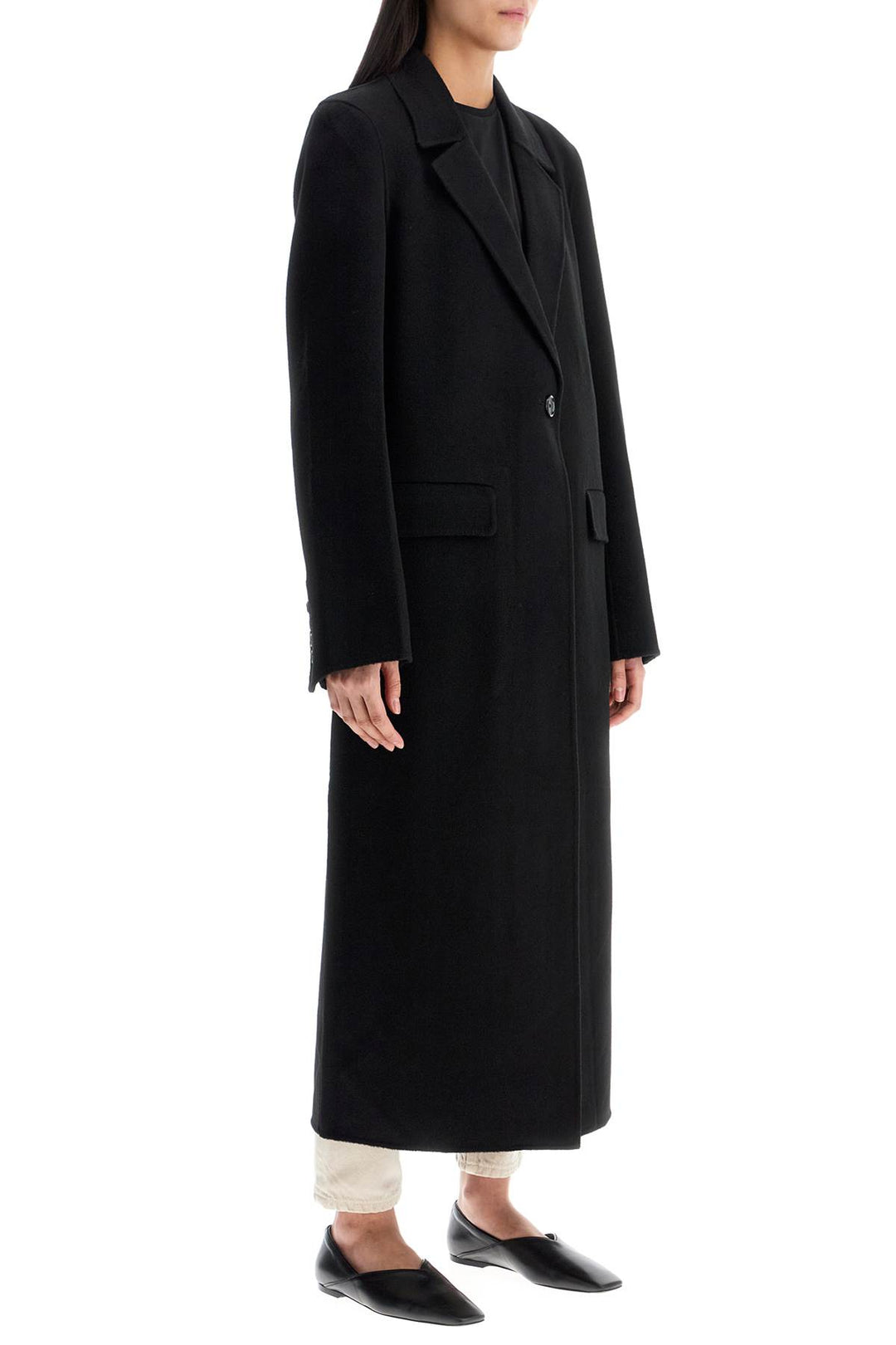 Toteme classic doublé long wool coat