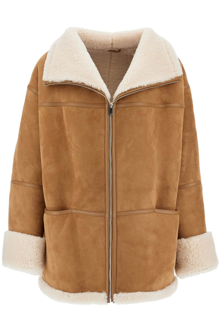 Toteme shearling lamb leather jacket