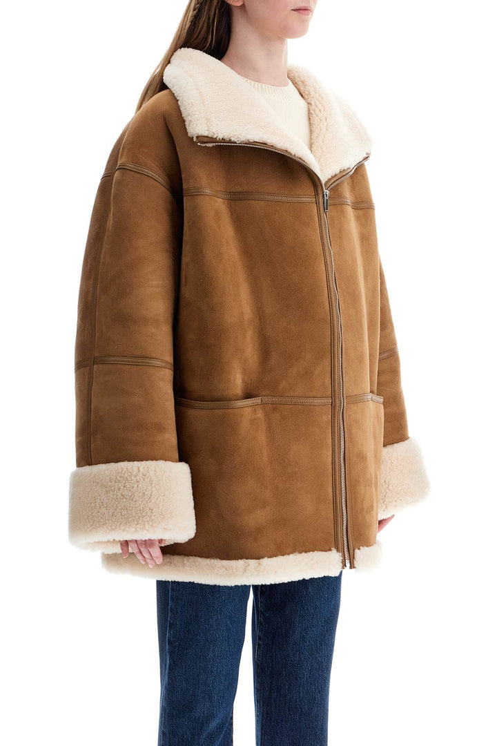 Toteme shearling lamb leather jacket