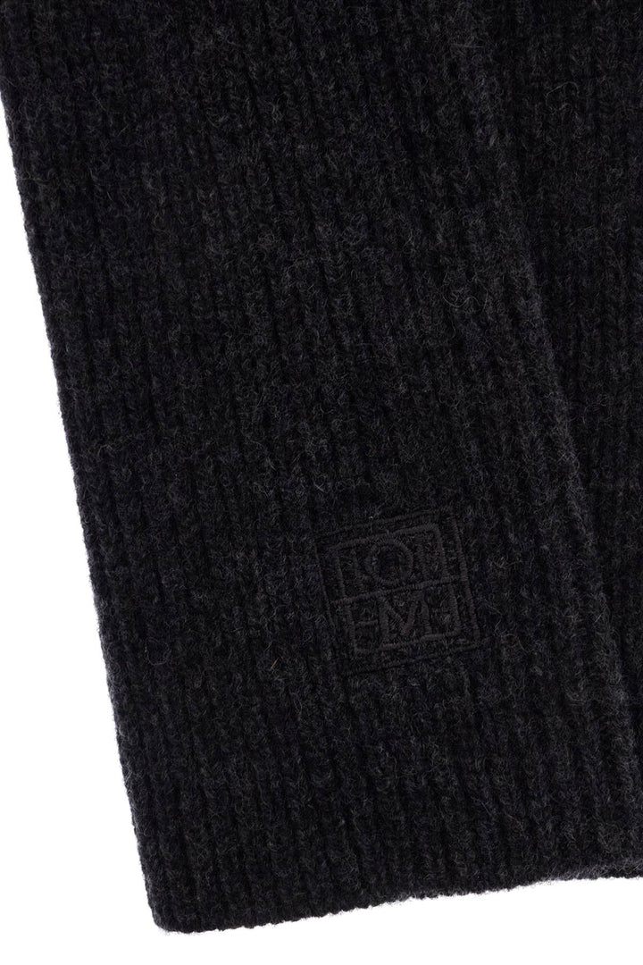 Toteme slim fit wool fingerless gloves