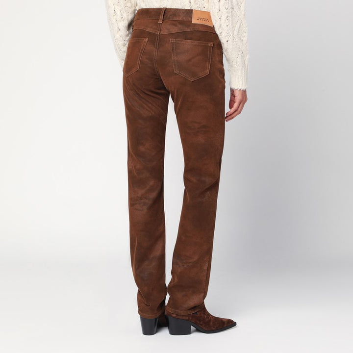ISABEL MARANT Étoile faux leather trousers