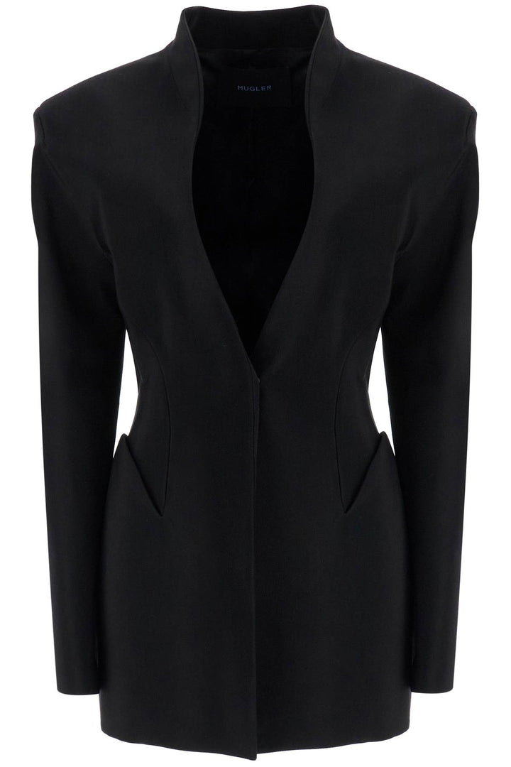 Mugler v-neck jacket