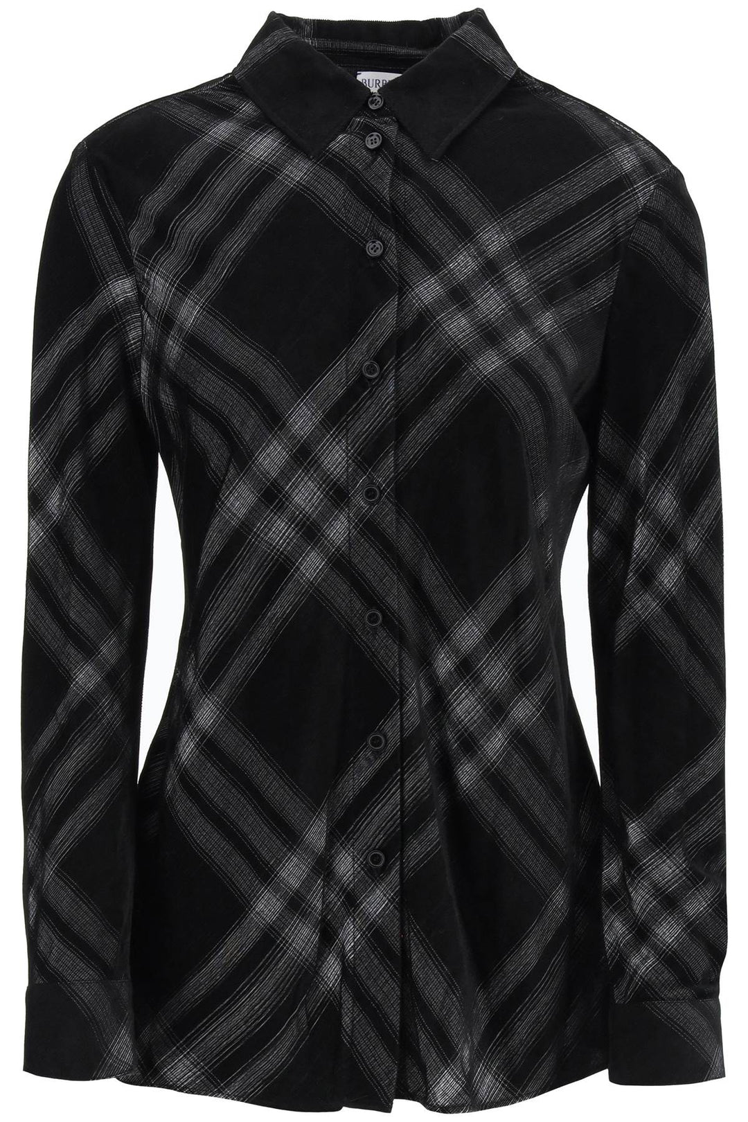 Burberry Replace With Double Quotecheckered Corduroy   Nero