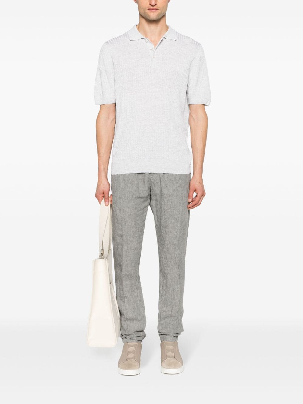 Emporio Armani Trousers Light Grey