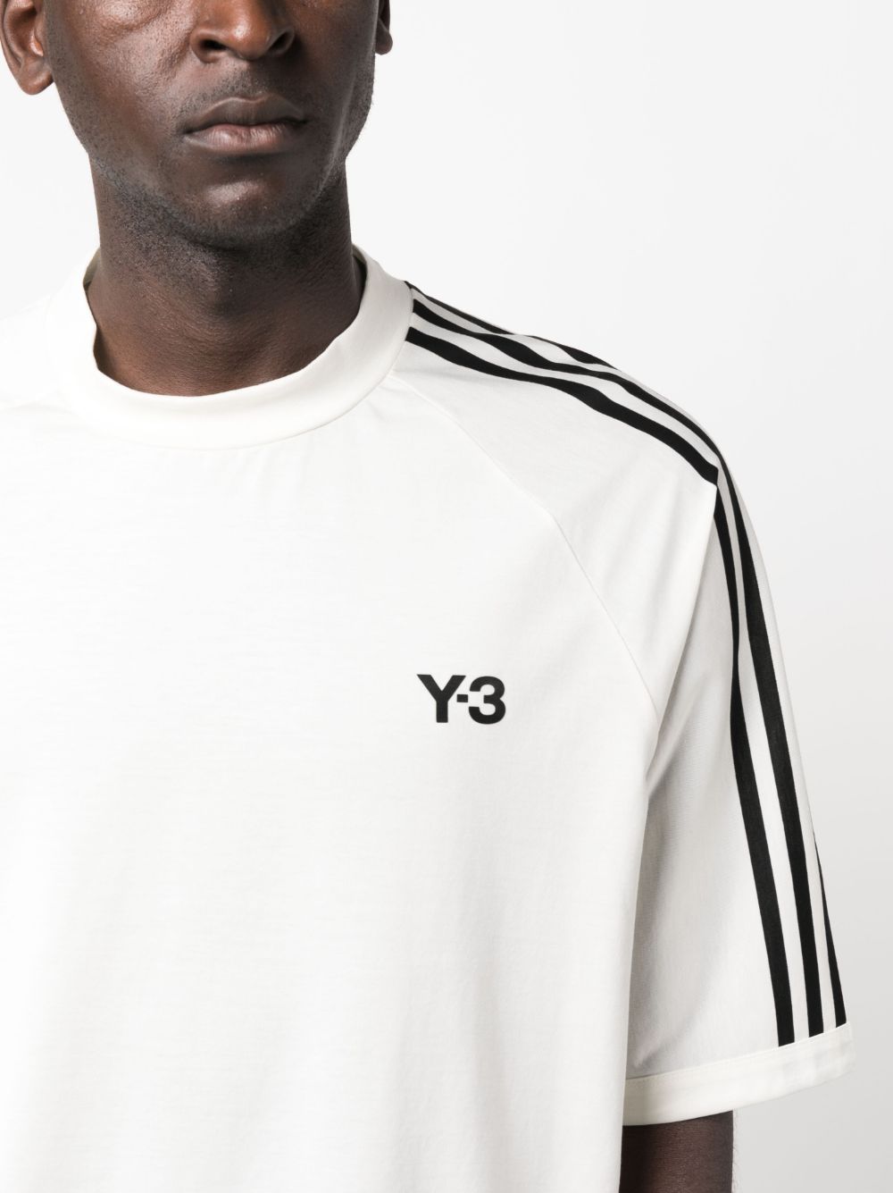 Y 3 T Shirts And Polos White