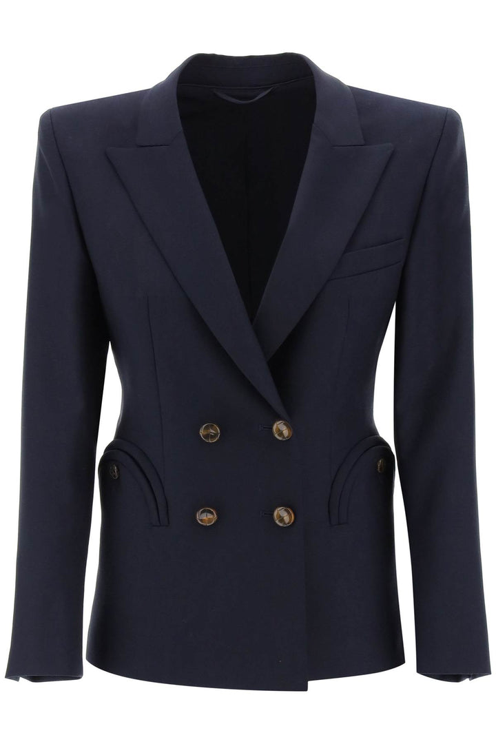 Blaze Milano Replace With Double Quotedouble Breasted Blazer For   Blu